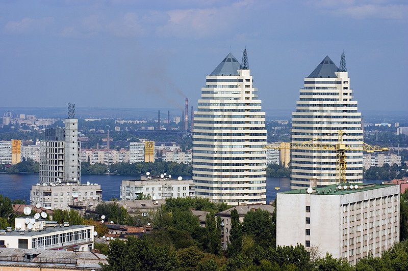 башни близнецы Днепр башни близнецы Днепр
