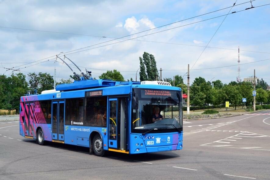 У Миколаєві, через ремонт дороги, тимчасово зміниться рух тролейбусів