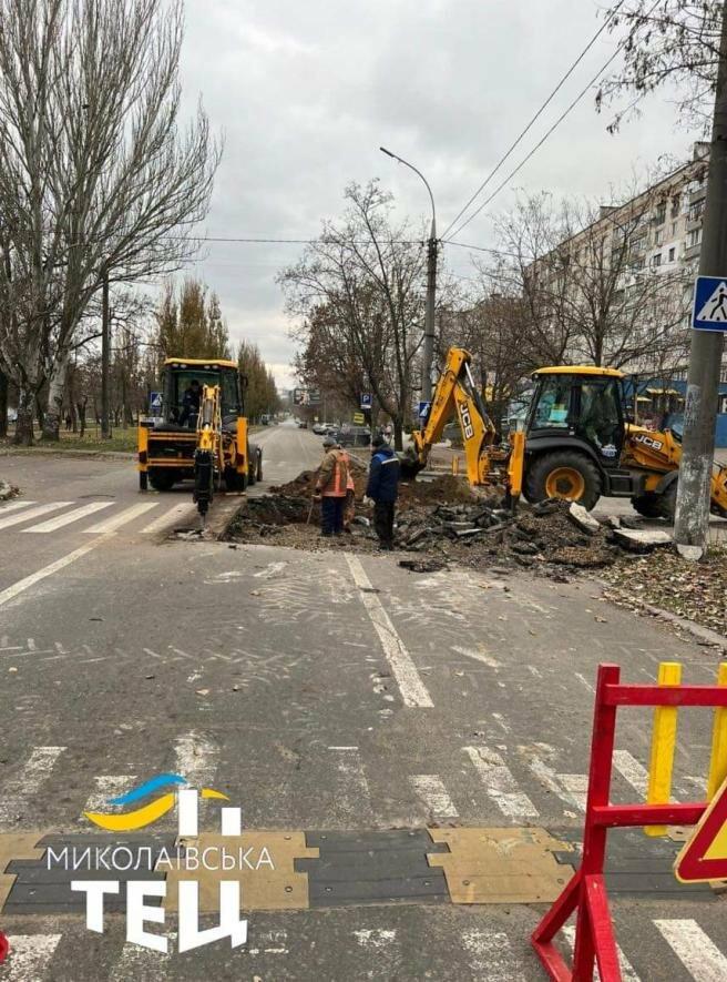 Порив на 1-й Слобідський - у ТЕЦ відновлюють подачу тепла до будинків 