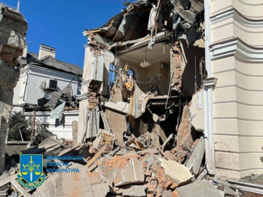 В ОП заявили, що влучання ракети в дім Вадатурського було 