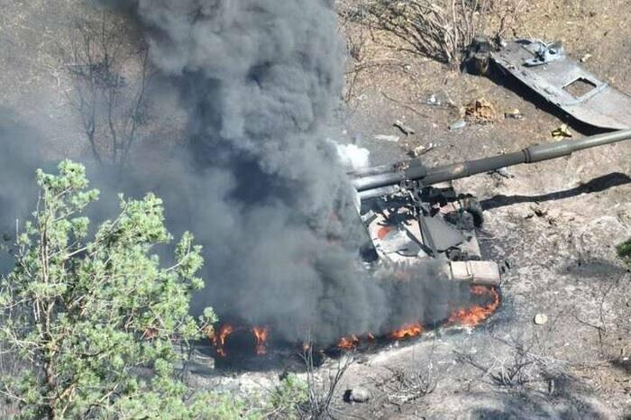 На Кінбурнській косі Сили оборони знищили самохідну артилерійську установку «Мста-С»