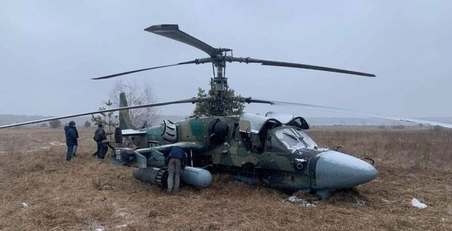 З початку повномасштабного вторгення російський агресор втратив 43 ударних гелікоптери Ка-52 “Алігатор”