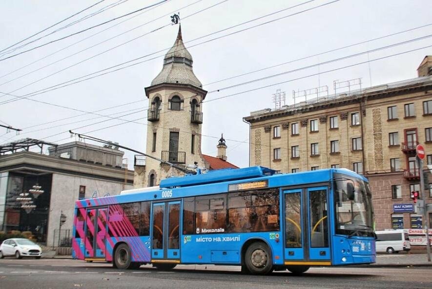 У Миколаєві через відключення світла змінено рух тролейбусів 