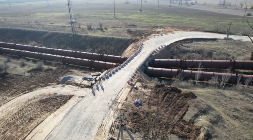 У Снігурівці відновили проїзд через канал у напрямку Херсону, - ВІДЕО