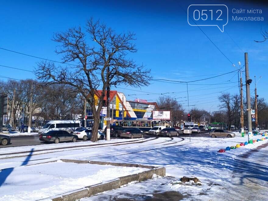 В центре Николаева осложнено движение