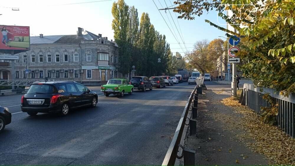 Пробка на Ингульском мосту