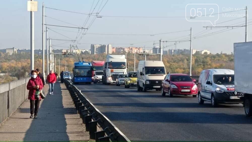 Пробка на Ингульском мосту