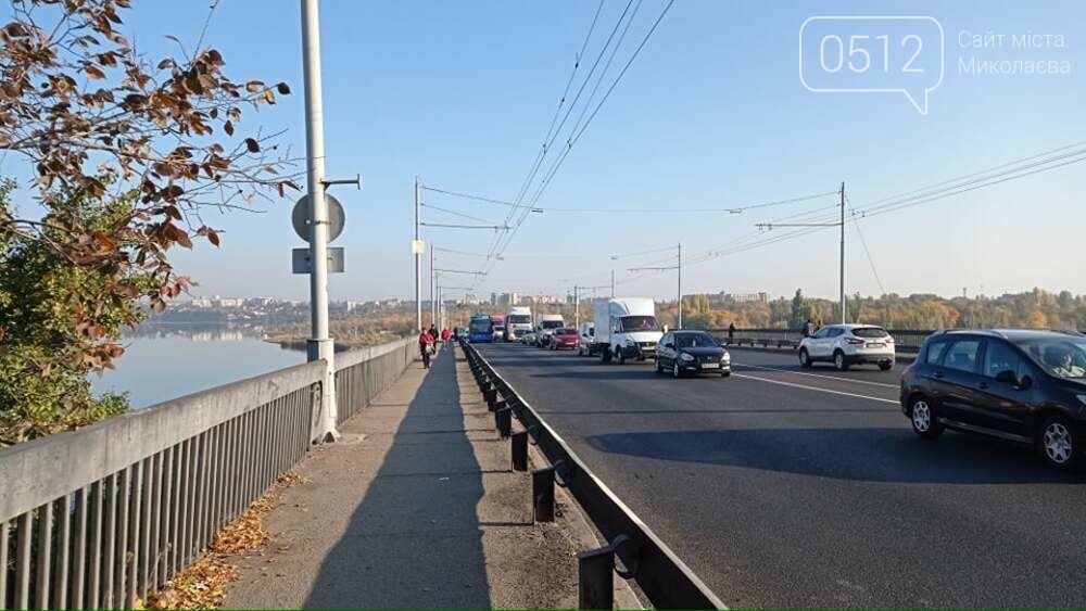 Пробка на Ингульском мосту
