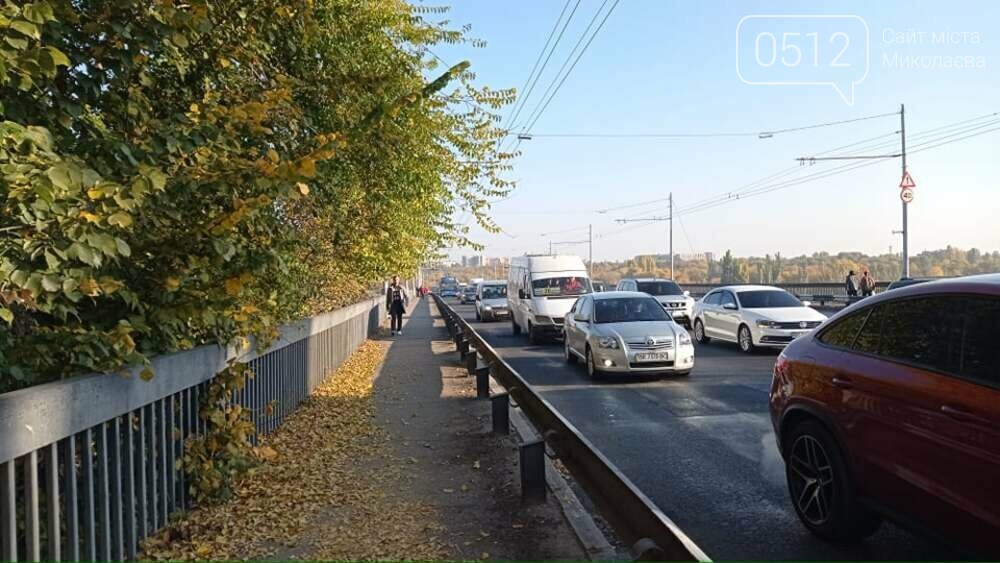 Пробка на Ингульском мосту