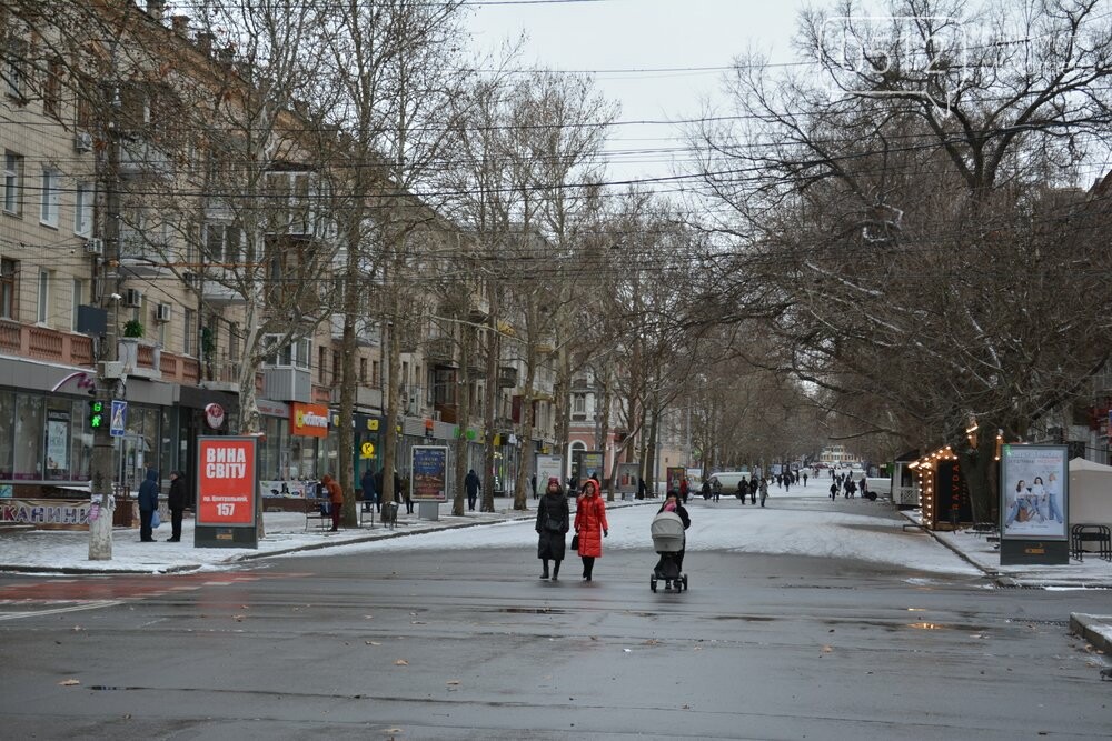 снег в Николаеве