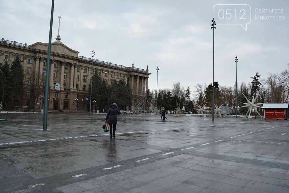 снег в Николаеве