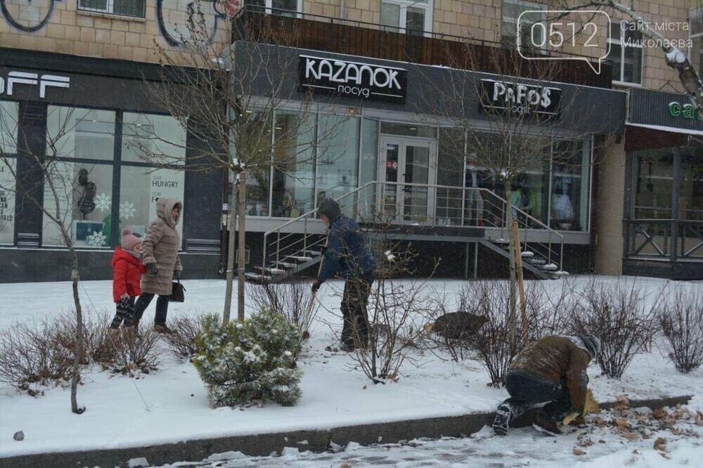 снег в николаеве