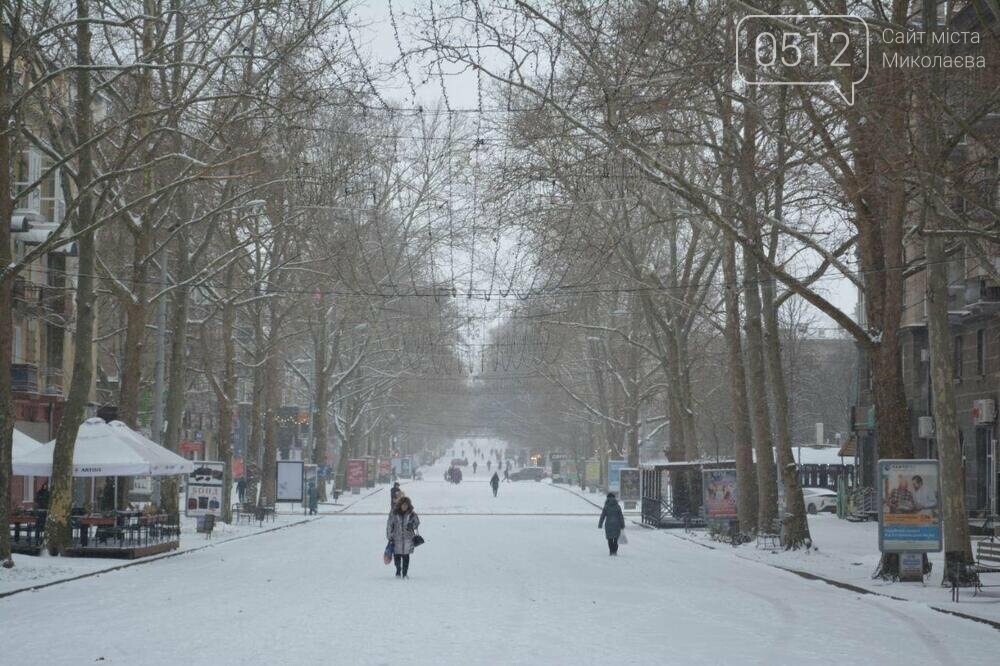 снег в николаеве