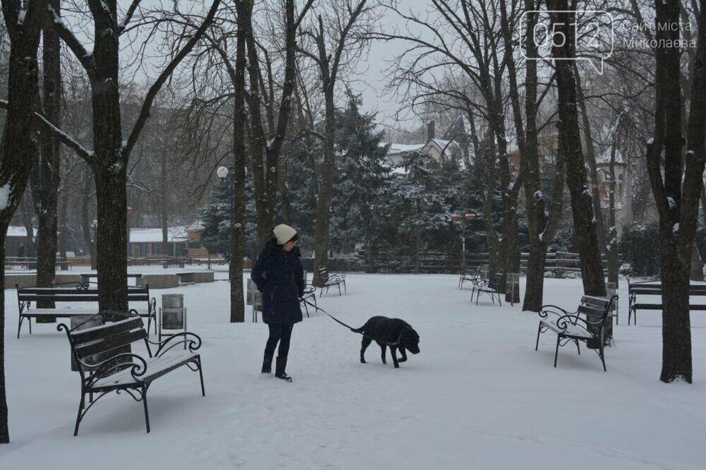 снег в николаеве