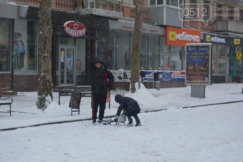 снег в николаеве