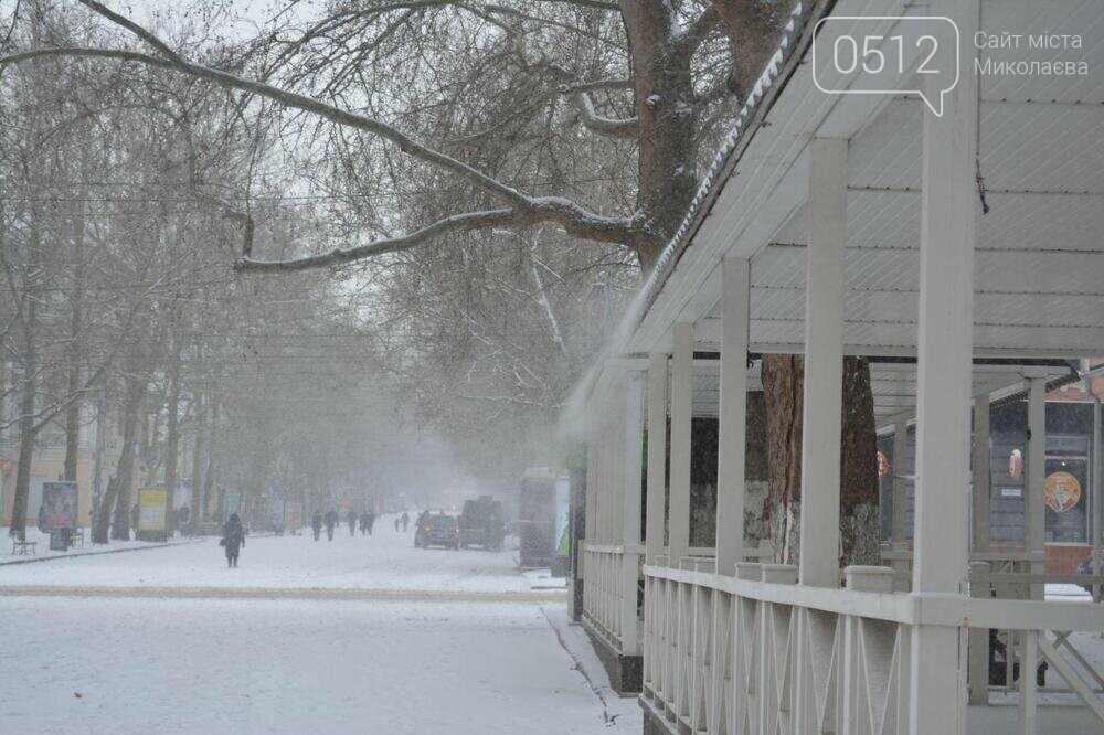 снег в николаеве