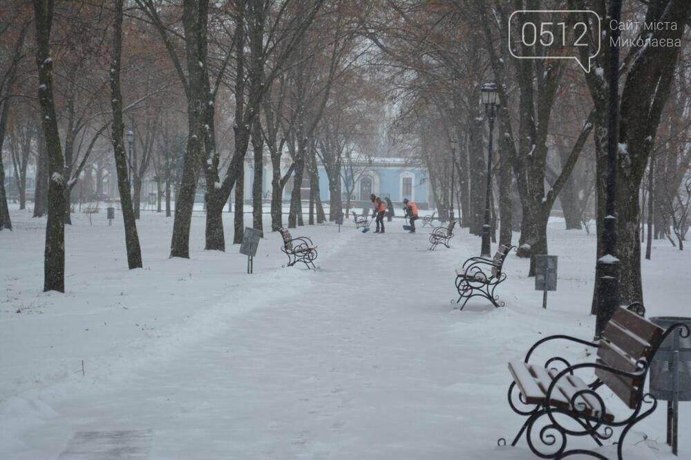 снег в николаеве