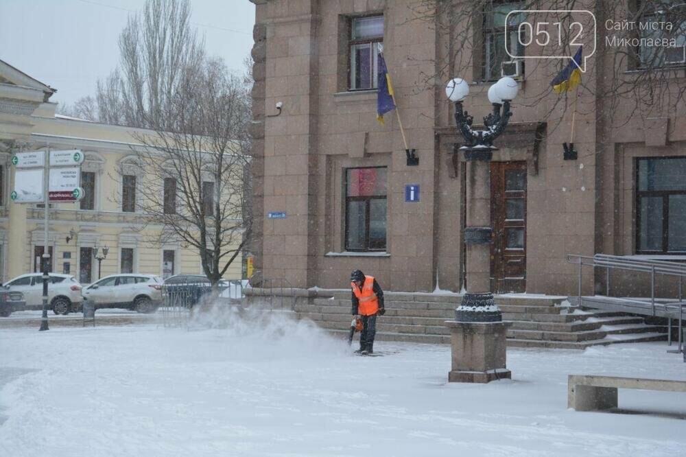 снег в николаеве