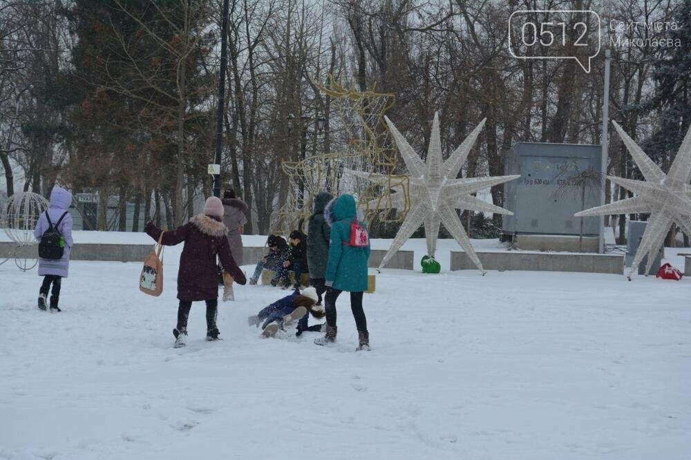 снег в николаеве