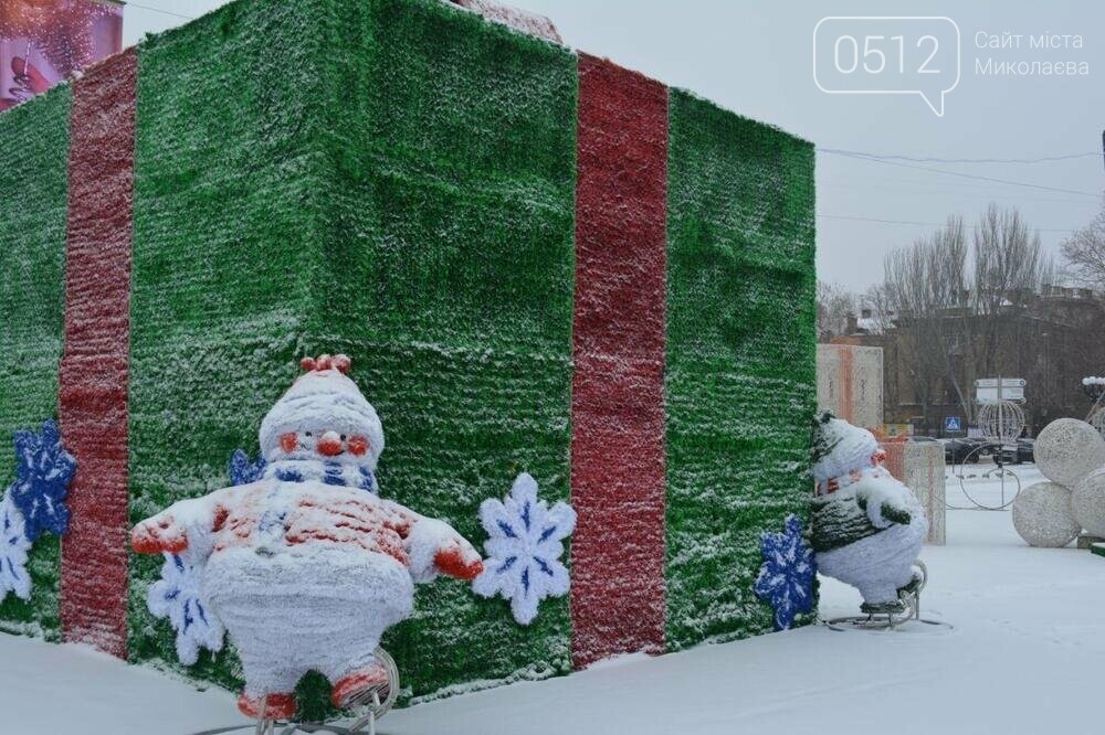 снег в николаеве