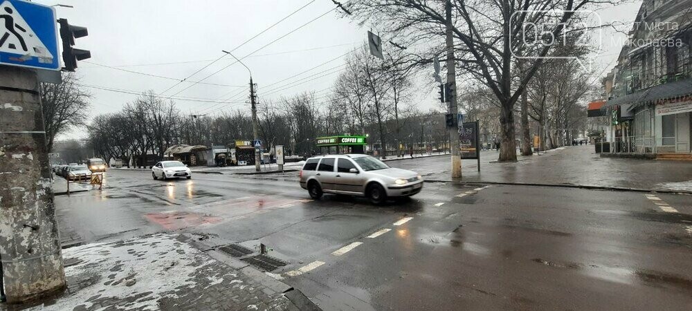 В Николаеве не работает светофор