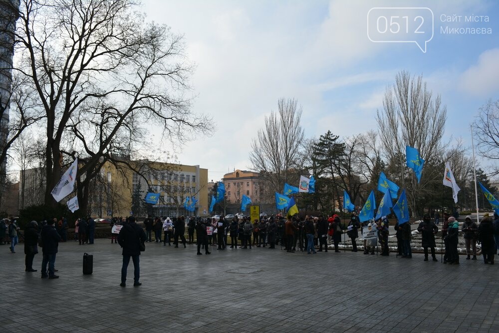 Митинг ФОПов под Николаевской ОГА