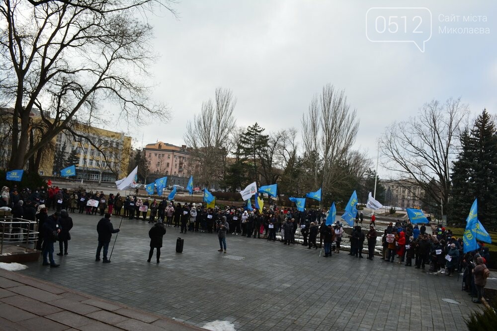 Митинг ФОПов под Николаевской ОГА