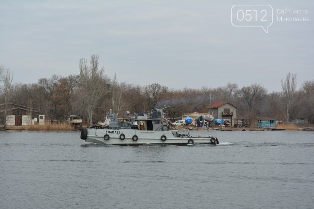 разводка мостов в Николаеве - выход "Переяслава"