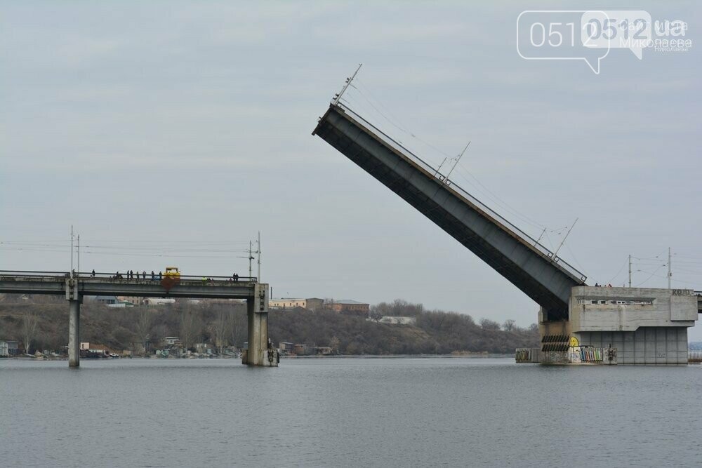 разводка мостов в Николаеве