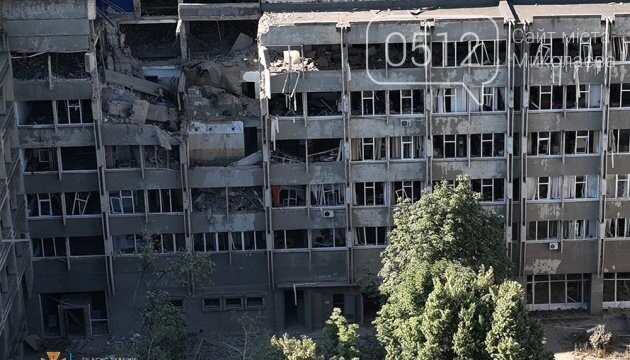 Разрушены жилые дома Николаева