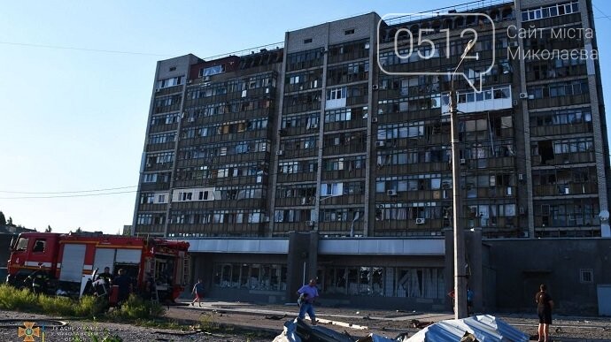 Разрушены жилые дома Николаева