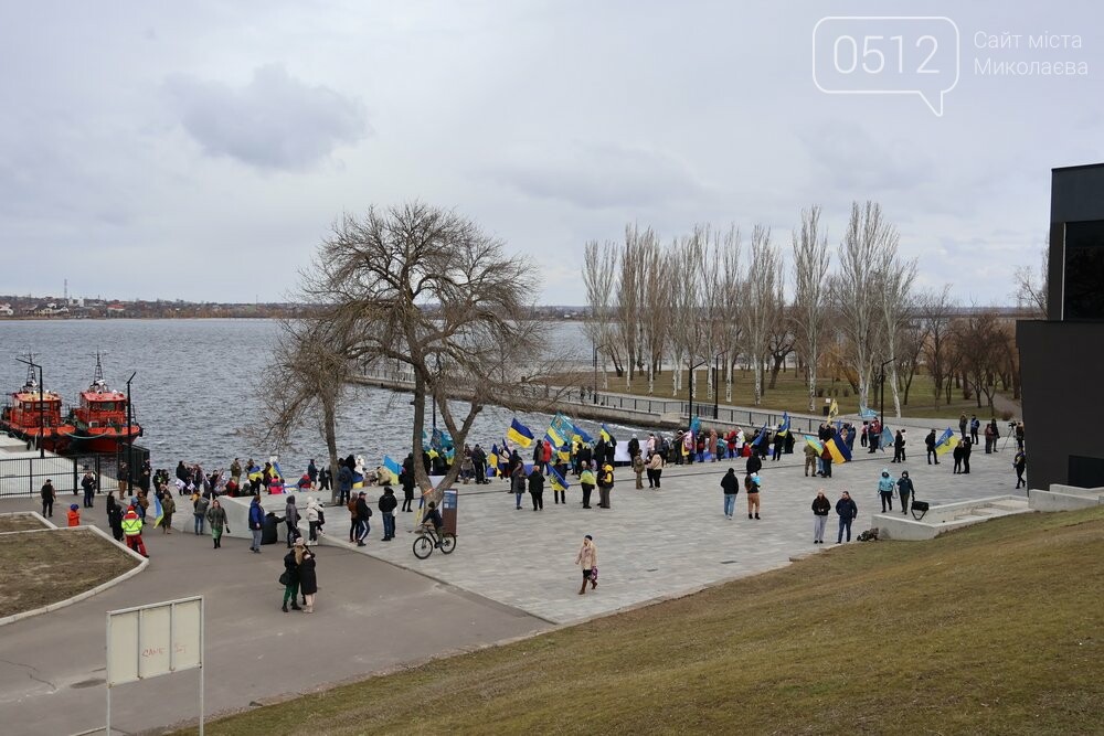 Акція у Миколаєві на підтримку військополонених та безвісті зниклих