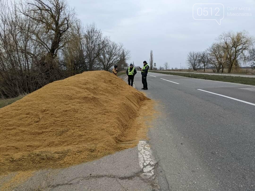 На Николаевщине водитель фуры во избежание ответственности высыпал песок на  проезжую часть, - ФОТО | Новости