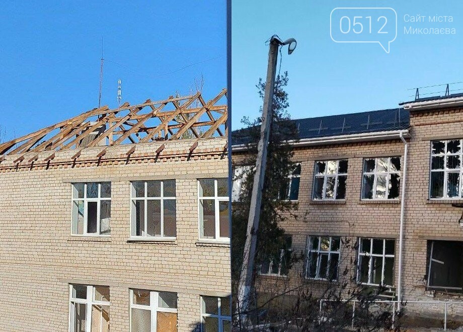 Відновлення даху у Шевченківській школі-інтернату за рахунок місцевого бюджету. Грудень 2023. Фото Олег Пилипенко