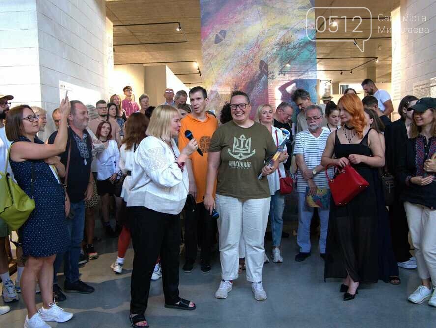 Світлана на відкритті виставки в Музеї сучасного українського мистецтва Корсаків