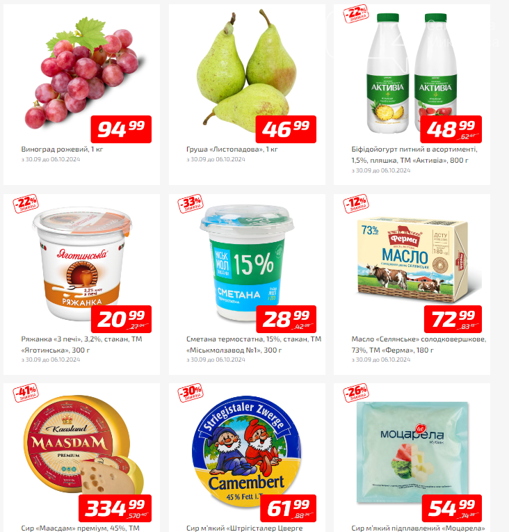 скидки в Велмарт