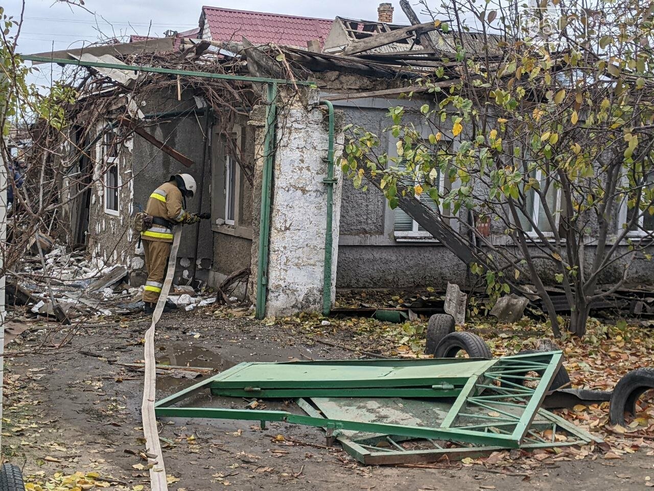 Последствия прилета по Николаеву