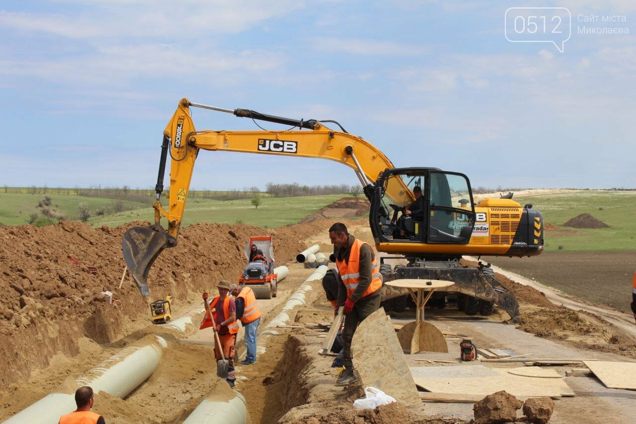 Будівництво водогону Миколаїв