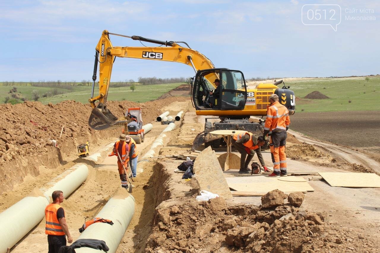 Процес будівництва водогону