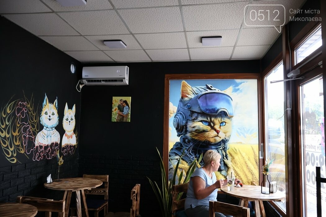 "Кот Никита": кофейня памяти героя, созданная женой в сердце Николаева