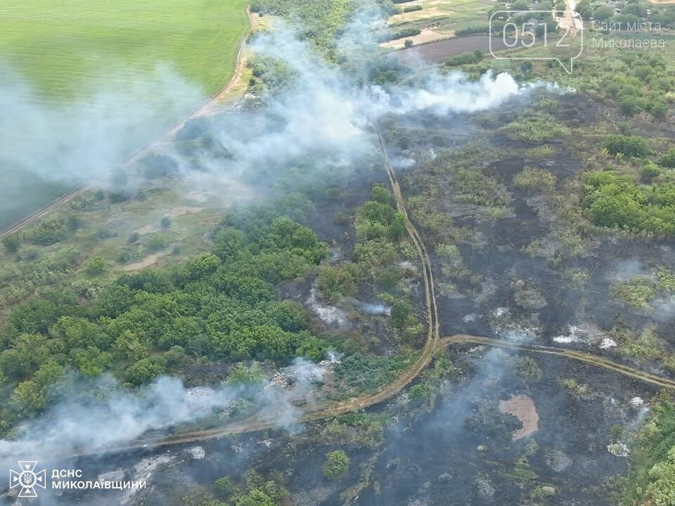 Пожар в Николаевской области