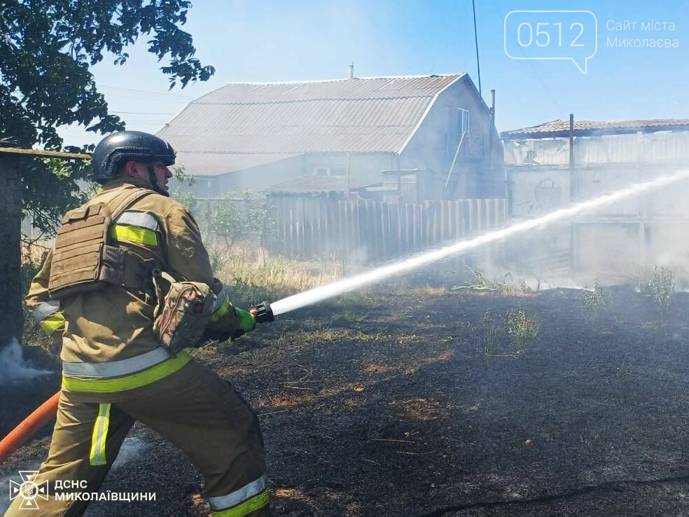 Пожар в Николаевской области