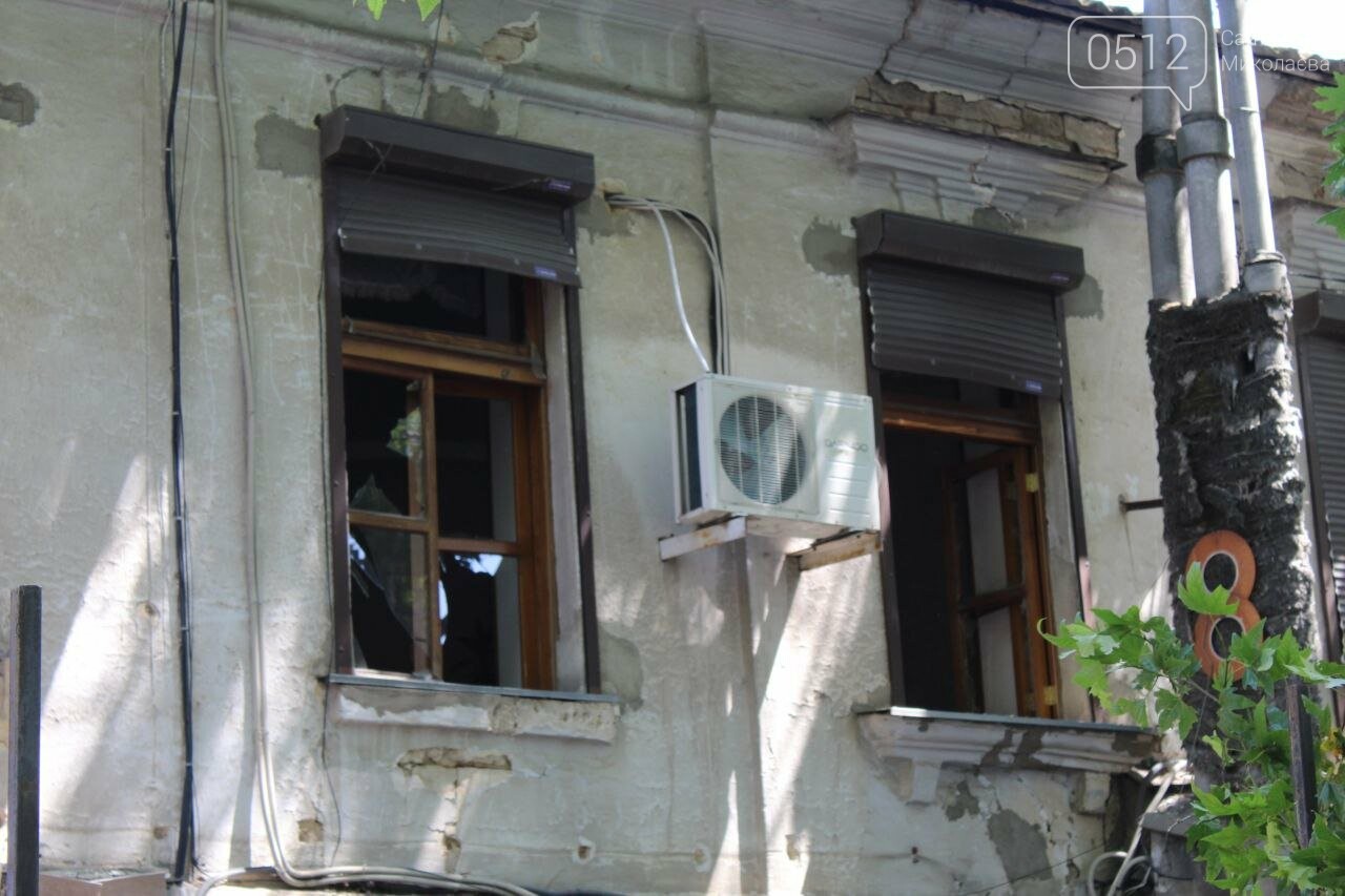 Последствия атаки в Николаеве
