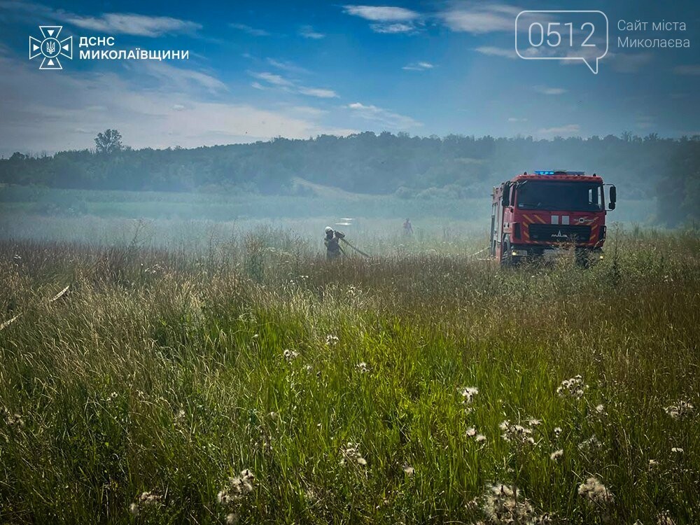 Пожары в Николаевской области