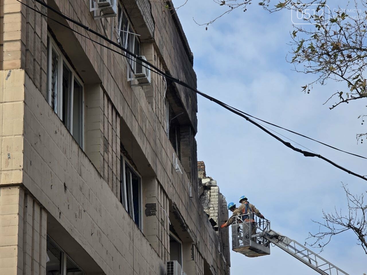 Последствия атаки по Николаеву
