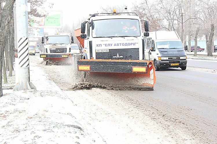 Зимнее содержание дорог в Николаеве обойдется в 3,5 миллиона