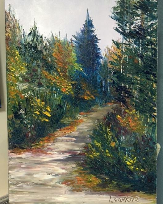 Картина «Шляхами карпатського лісу»
