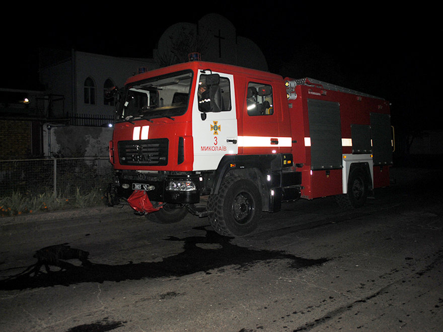 В Центральном районе Николаева во время пожара в жилкопе погиб мужчина