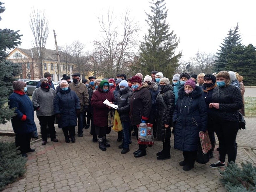 В Снигиревке  протестовали против повышения тарифов