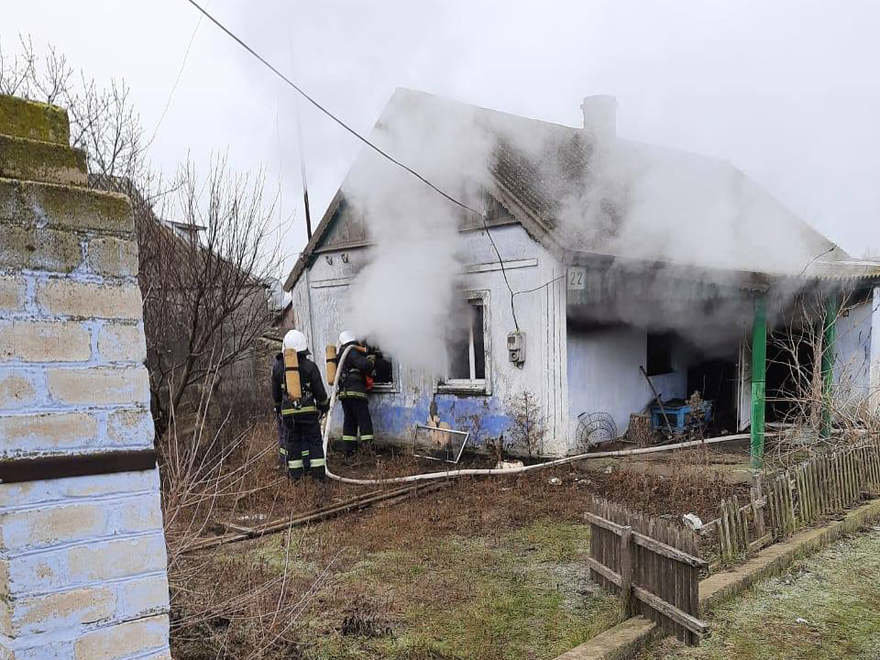 В Николаевской области во время пожара погиб мужчина